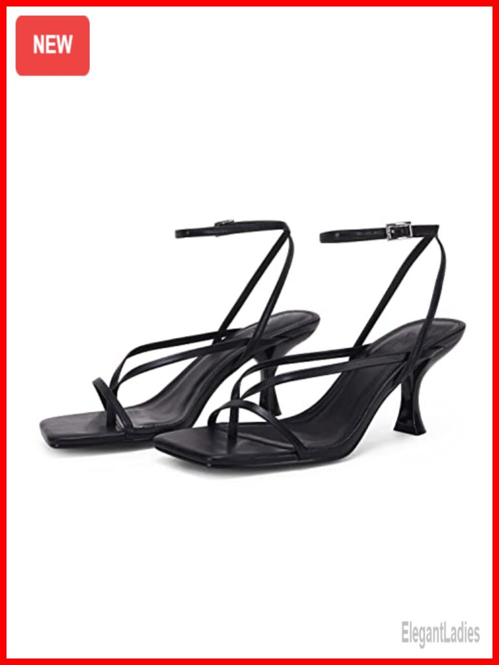 Women's Lace Up Kitten Heel Square Toe Strappy Sandals Party Shoes
